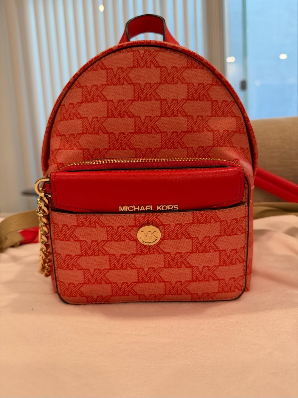Michael Kors Maisie Extra-Small 2-in-1 Logo Backpack & Card Case